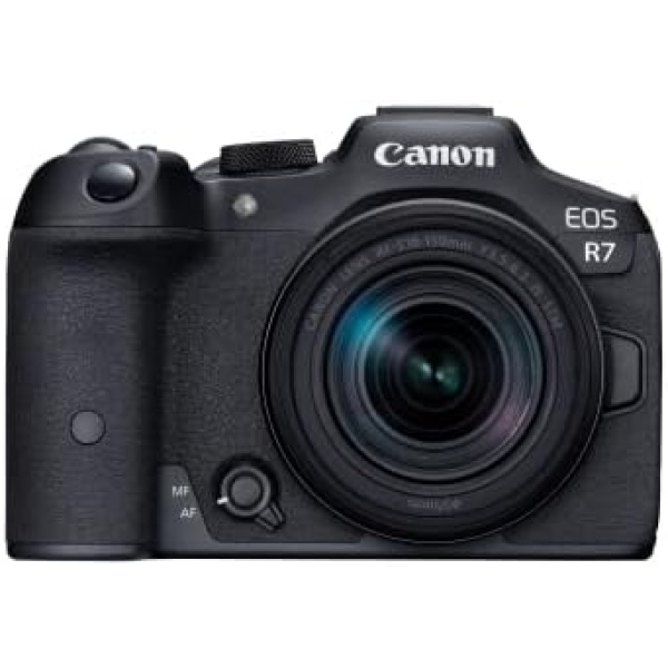 Canon EOS R7 RF-S18-150mm F3.5-6.3 is STM Lens Kit, Mirrorless Vlogging Camera
