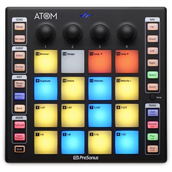 PreSonus ATOM Production and Performance Pad Controller with Studio One Artist