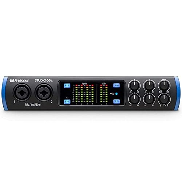 PreSonus Studio 68c 6x6, 192 kHz, USB-C Audio Interface