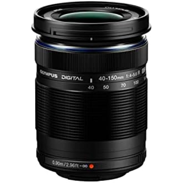 Olympus M. Zuiko 40-150mm F4.0-5.6 R Zoom Lens (Black) for Olympus Micro 4/3