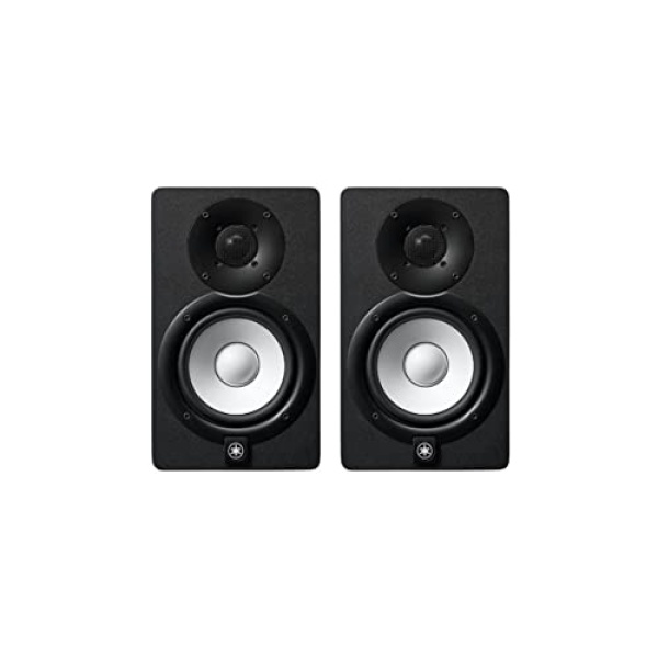 Yamaha HS5 Pair 5-inch Powered Studio XLR Monitor Pair Speakers, Bookshelf