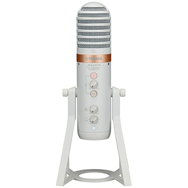 YAMAHA AG01 Live Streaming USB Microphone - AG01 W