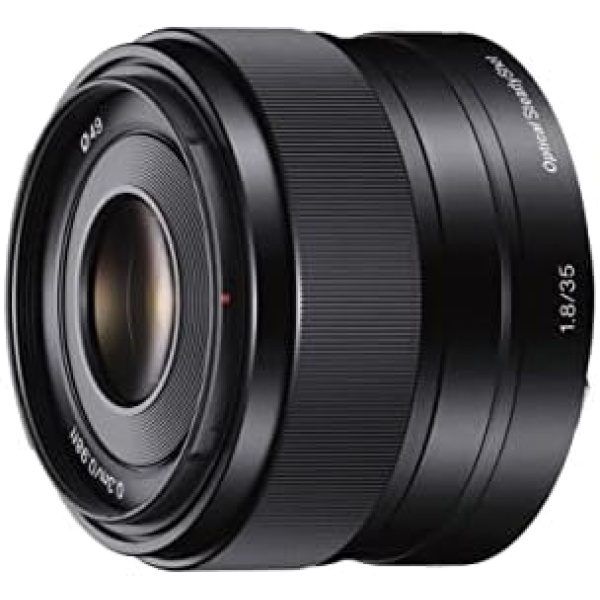 Sony SEL35F18 35mm f1.8 Prime Fixed Lens, Black