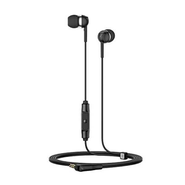 Sennheiser CX 80S in-Ear Wired Headphones with in-line One-Button Smart Remote