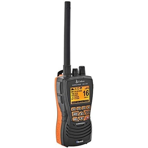 Cobra MR HH600FLTBTGPS Handheld Floating VHF Marine Radio