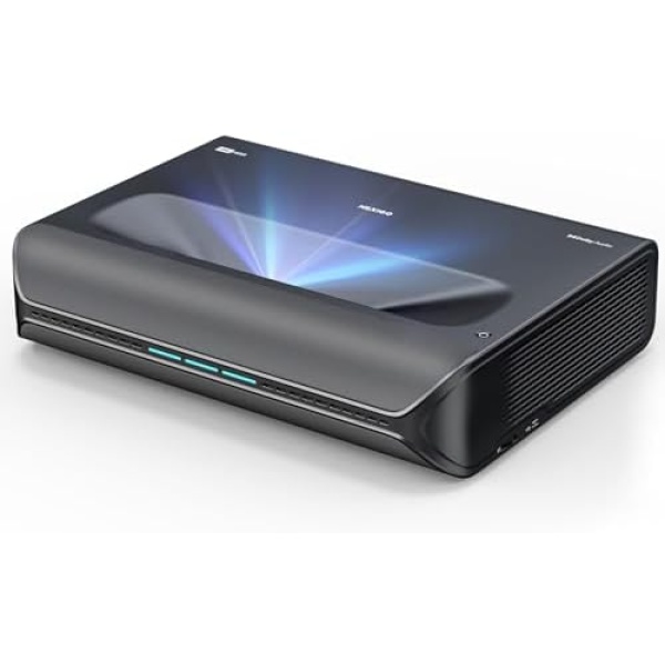 NexiGo Aurora Pro, Ultra Short Throw 4K Tri-Color Laser Projector, 2400 Lumens