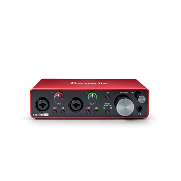 Focusrite Scarlett 2i2 (3rd Gen) USB Audio Interface with Pro Tools