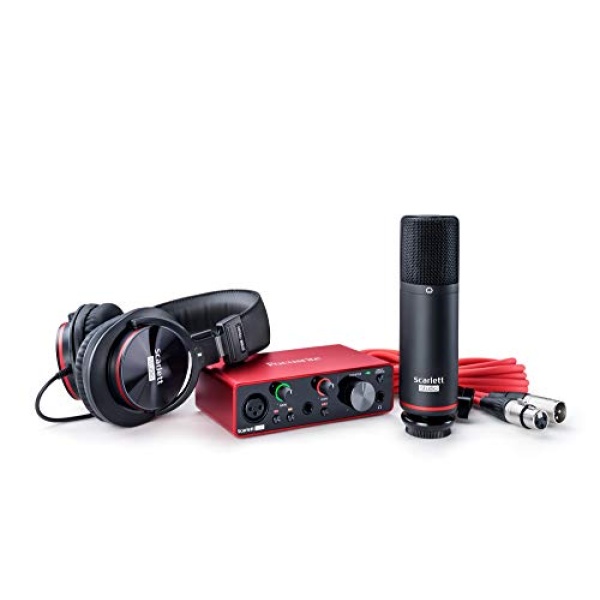 Focusrite Scarlett Solo Studio (3rd Gen) USB Audio Interface and Recording