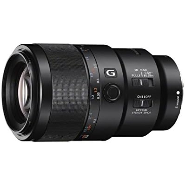 Sony SEL90M28G FE 90 mm f/2.8-22 Macro G OSS Standard-Prime Lens for E (NEX)