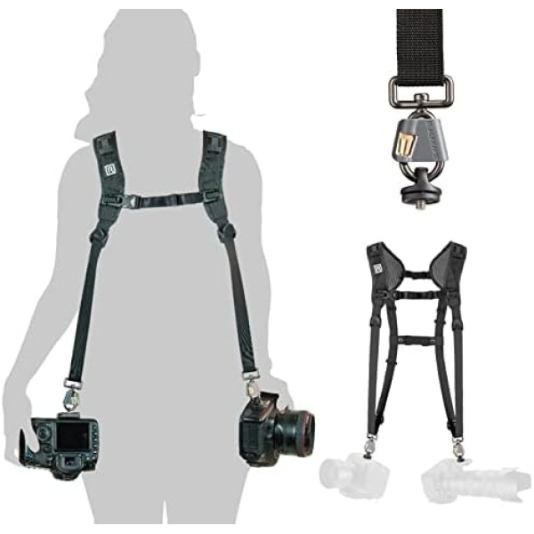BlackRapid Double Breathe Camera Harness, Trusted Design for One Or Two SLR,