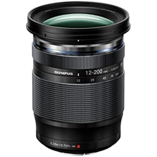 Olympus M.Zuiko Digital ED 12-200mm F3.5-6.3 Lens, for Micro Four Thirds Cameras