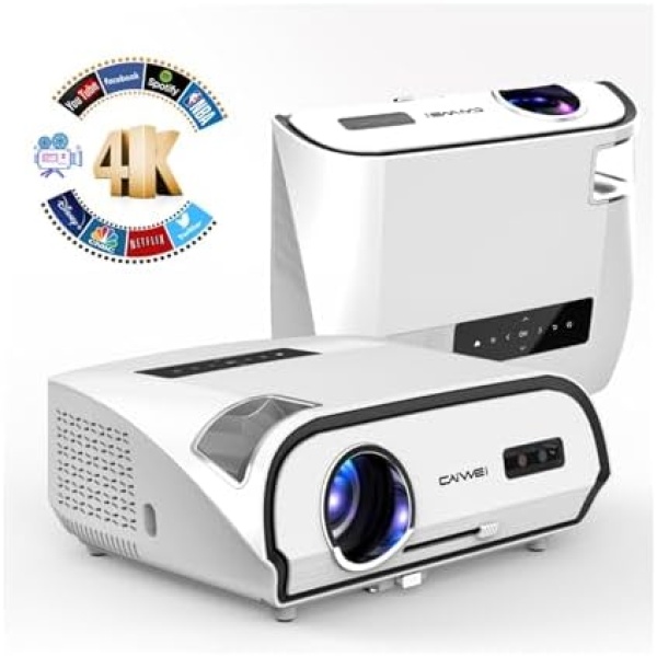 4K Ultra HD Daytime Home Theater Projector High Bright 14300 Lumens Smart Movie