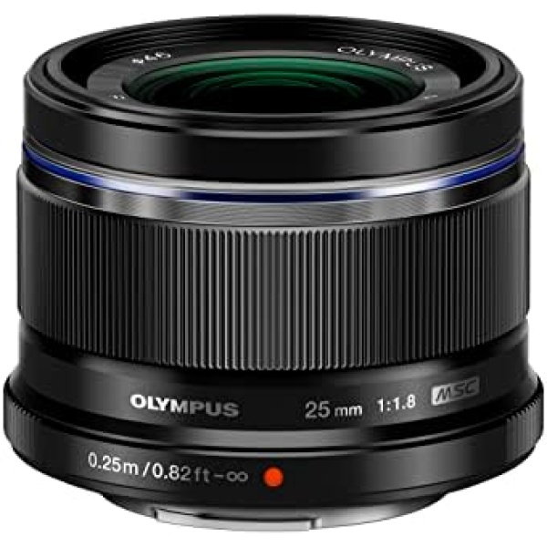 Olympus M. Zuiko 25mm f1.8 Interchangeable Lens (Black)