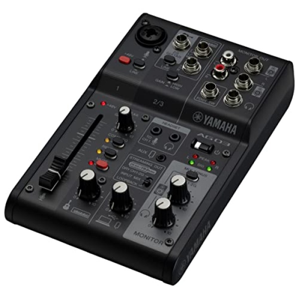 YAMAHA AG03MK2 Live Streaming Mixer - AG03MK2 B