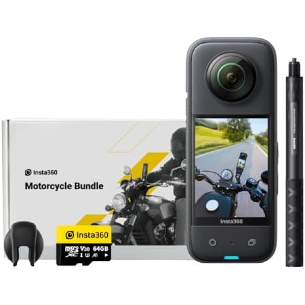 Insta360 X3 Motorcycle Kit (New Version) - Waterproof 360 Action Camera