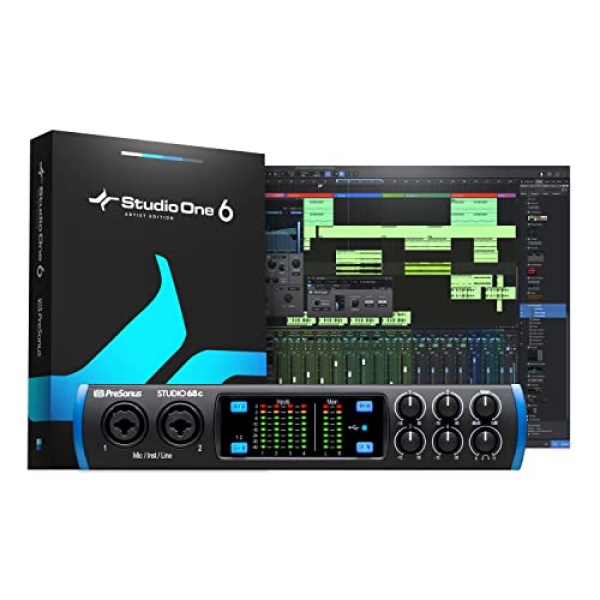 PreSonus Studio 68c 6x6, 192 kHz, USB-C Audio Interface