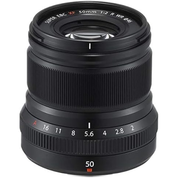 Fujifilm Fujinon Prime Lens XF50mm F2 R WR, Mid-Range Telephoto Lens for