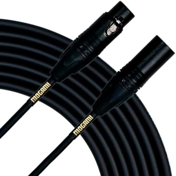 Mogami Gold Studio 10 XLR to XLR Quad Conductor Patch Cable 10 feet