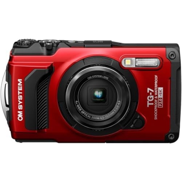 Olympus Tough TG-7 Digital Camera (Red)