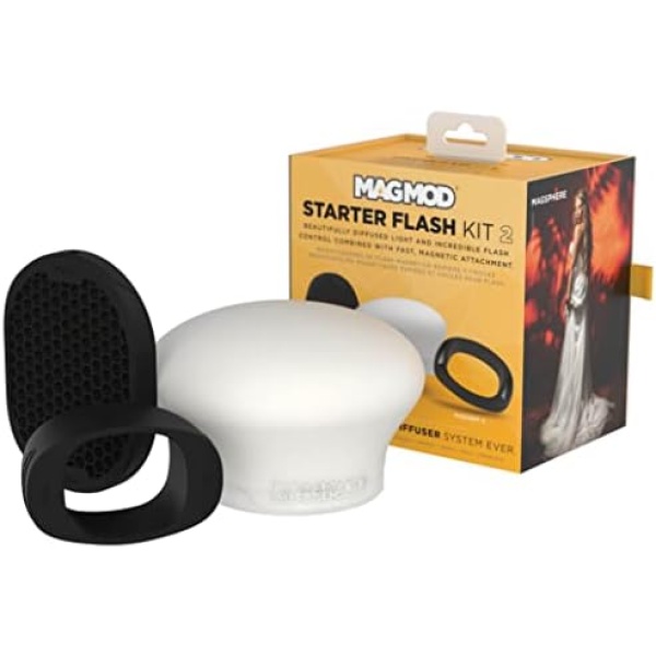 MagMod Starter Flash Kit 2 | Camera Speedlight Flash Diffuser | Magnetic Light