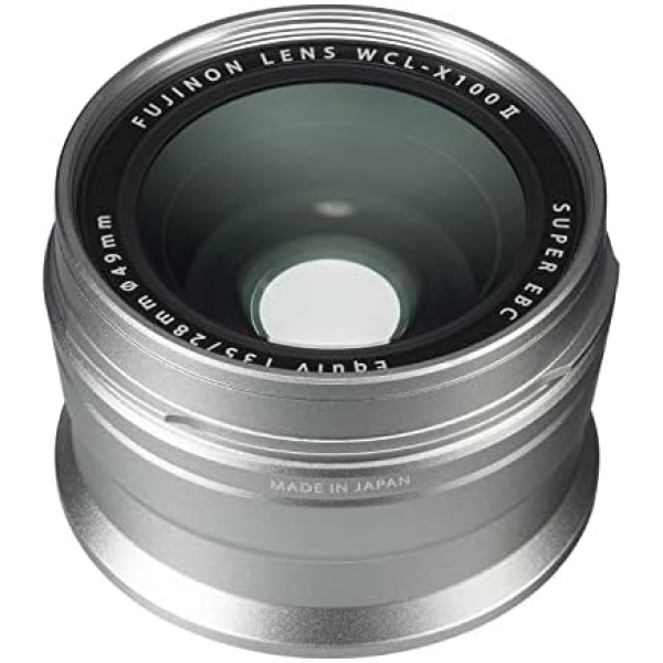 Fujifilm 16534716 Fujinon Wide Conversion Lens for X100 Series Camera, Silver
