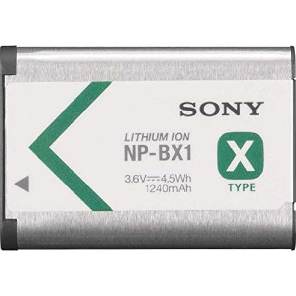 Sony NP-BX1/M8 Lithium-Ion X Type Battery (Silver)
