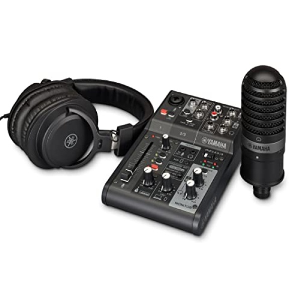 YAMAHA AG03MK2 LSPK Live Streaming Pack - AG03MK2 B LSPK