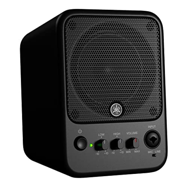 Yamaha MS101-4 Powered Monitor Speaker, 30 Watts, Black