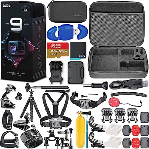 GoPro HERO9 Black - Waterproof Action Camera with Front LCD, Touch Rear Screens